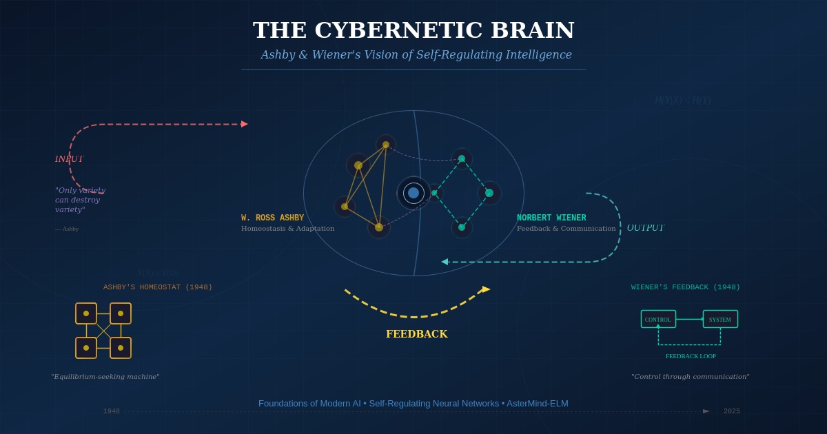 From Feedback Loops to Self-Regulating AI: How the Pioneers of Cybernetics Shaped Modern Machine Learning